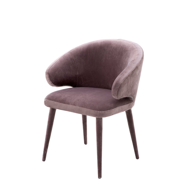 Dining Chair Cardinale Roche Taupe Velvet