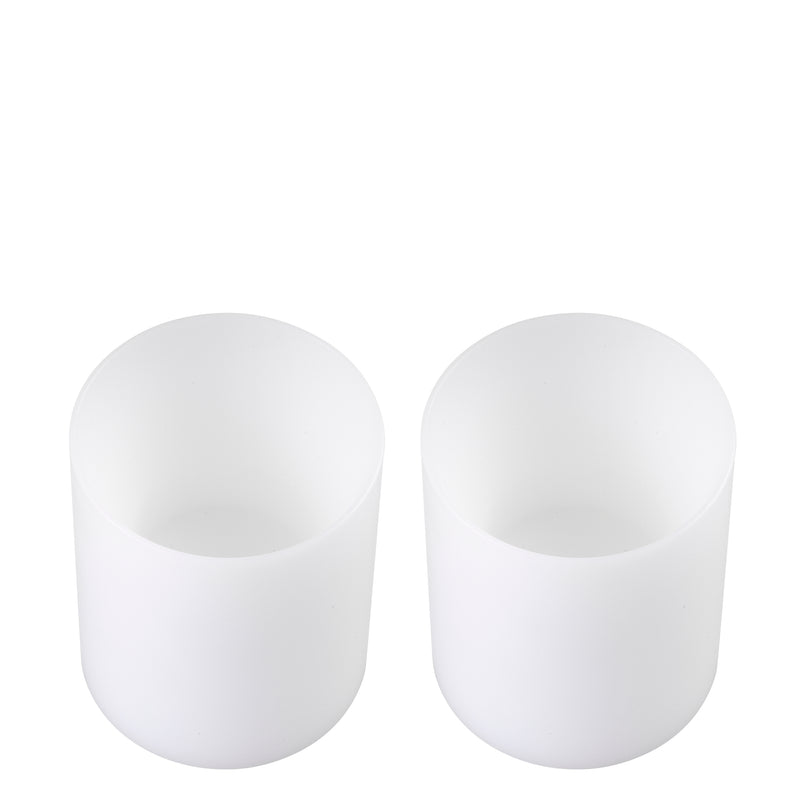 Artificial Candle Deep Ø 10 X H. 12 cm Set Of 2