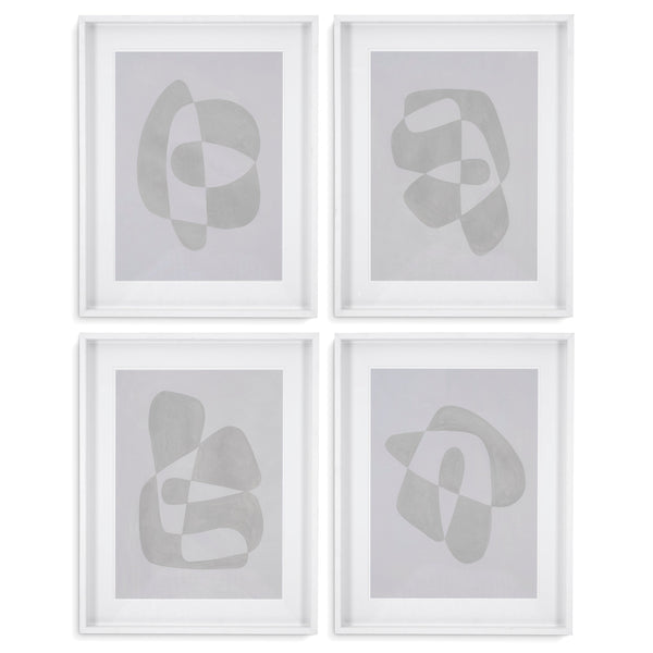 Print Soft Shape Set Of 4